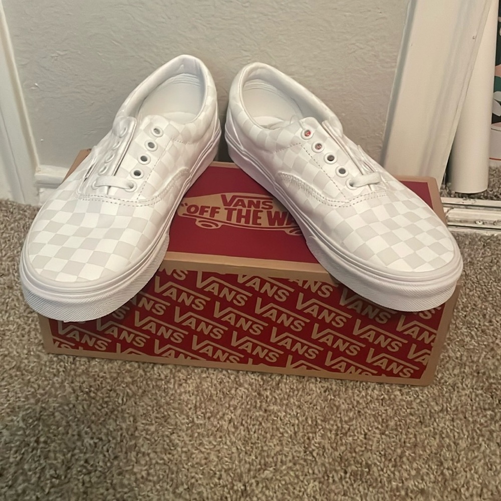 Vans, White, Size 9